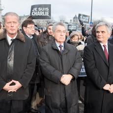 Gedenkveranstaltung 'Gemeinsam gegen den Terror' nach Attentaten in Paris 110115