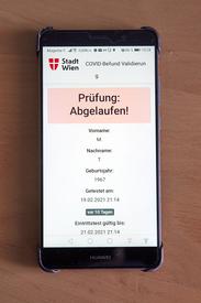 Wien Coronatest App 020321